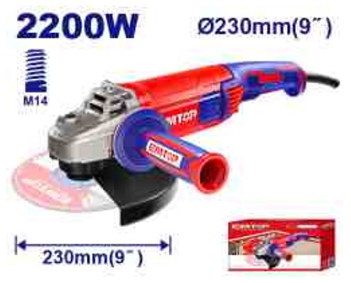 EAGR22093, Angle grinder - AC 220-240V Professional AC Powered Power Tool with Multi-Function Capability